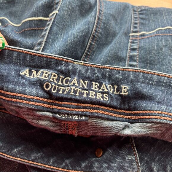 American Eagle Women Jeans Kick Boot Bootcut Non-Distressed 20 Long Tall I161 - Picture 10 of 13